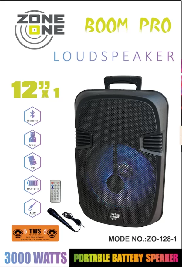 "BOOM PRO" TROLLEY  BLUETOOTH SPEAKER
