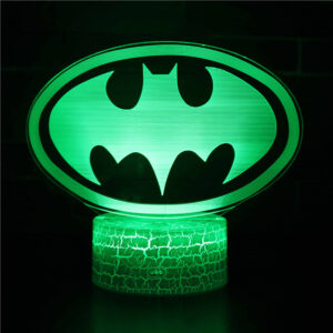3D Light Batman Logo