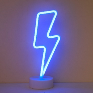 LAMPS NEON LIGHTNING BOLT LIGHT  ITEM # MG- NL-LIGHTNB