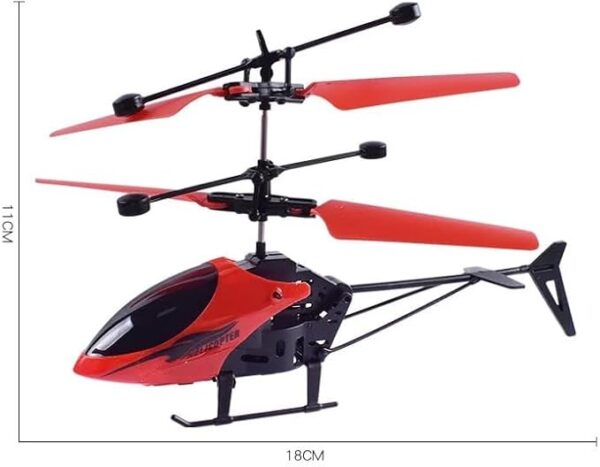 Remote Control Helicopter – Mini Indoor Flying RC Toy with 2-Channel Control for Kids  ITEM# MG - HELI100 - Image 4
