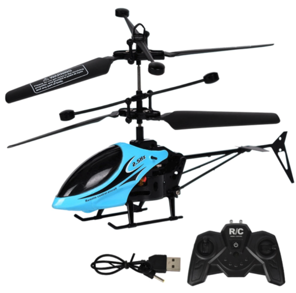 Remote Control Helicopter – Mini Indoor Flying RC Toy with 2-Channel Control for Kids  ITEM# MG - HELI100 - Image 3