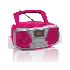 RIPTUNES Bluetooth Portable CD Boombox with AM/FM Radio, Pink  ITEM # ZR-CDB-232BTP