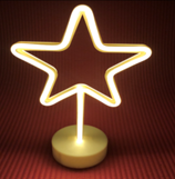 LAMPS NEON STAR LIGHT  ITEM # MG-NL-STAR