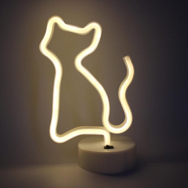 LAMPS NEON CAT LIGHT  ITEM # MG-NL-CAT
