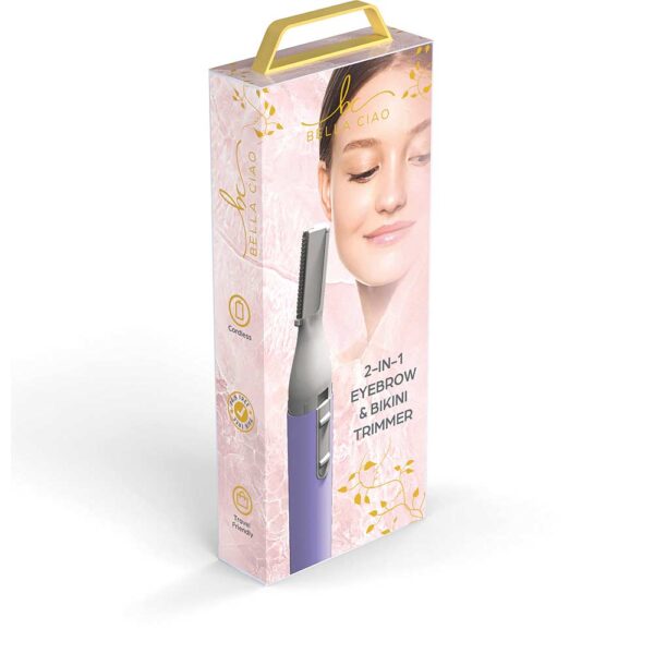 BELLA CIAO 2-IN-1 Eyebrow and Bikini Trimmer ITEM # FS - BEL-BLS200 - Image 2