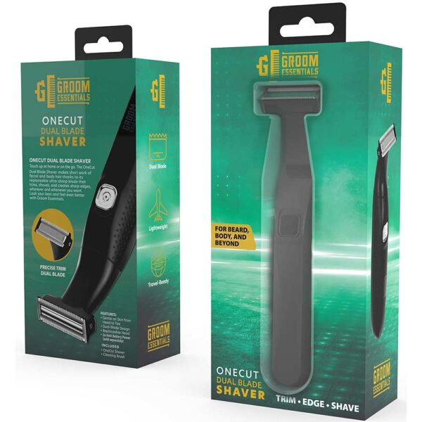 GROOM ESSENTIALS Travel Foil Shaver with Pop-Up Trimmer ITEM # FS-GEMS101 - Image 2