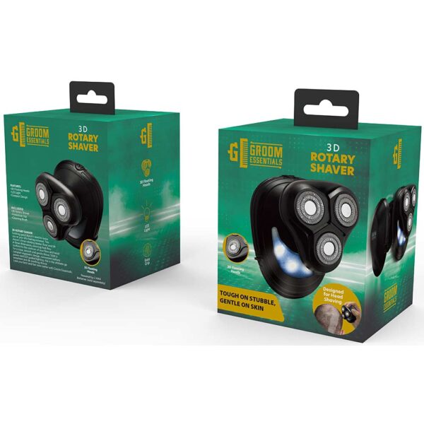 GROOM ESSENTIALS 3 Head Rotary Shaver ITEM # FS-GEMS106 - Image 2