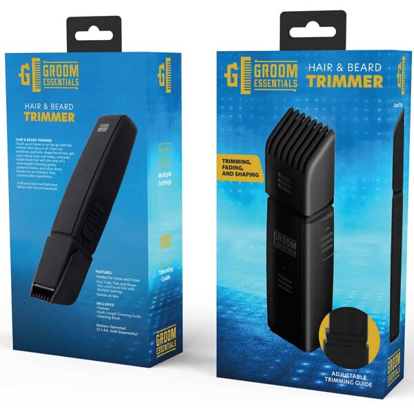 GROOM ESSENTIALS MEN'S HAIR & BEARD TRIMMER ITEM # FS-GEMS203 - Image 2