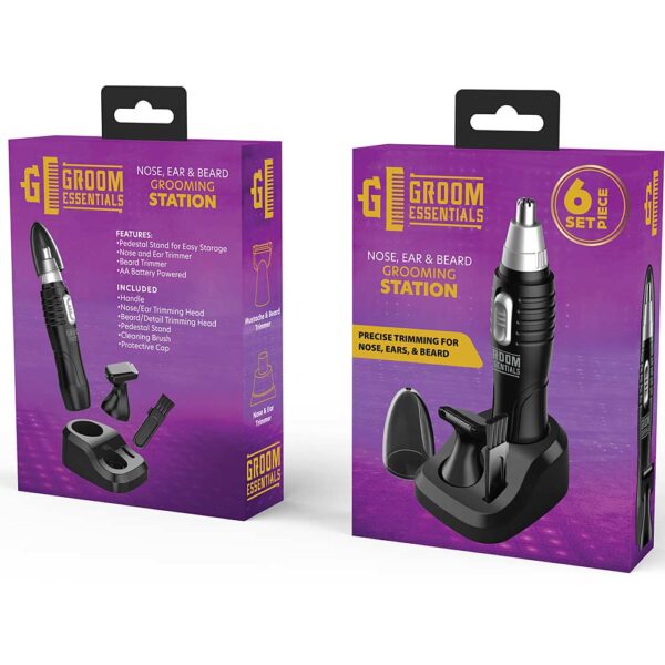 GROOM ESSENTIALS Nose, Ear & Beard Trimmer ITEM # FS-GEMS301 - Image 2