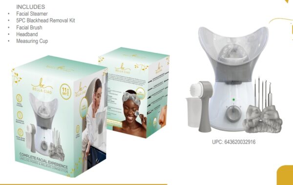 BELLA CIAO COMPLETE FACIAL EXPERIENCE - FACIAL STEAMER BUNDLE ITEM # FS - BL408