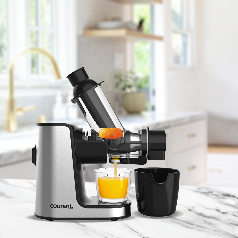 Courant Stainless Steel Streamlined Modern Horizontal Slow Juicer Item # ZR-CJS-1501 - Image 2