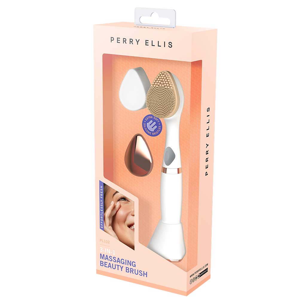 Perry Ellis 3-in-1 Beauty Brush - ITEM # FS-PL102 - Image 2
