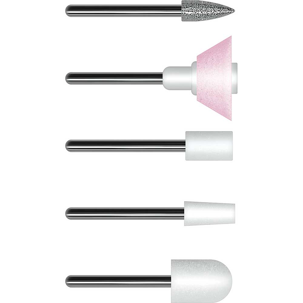 PERRY ELLIS ECHARGEABLE SALON STYLE MANICURE SET WITH LED LIGHT, Black/Silver - ITEM # FS -PL300BKSL - Image 3