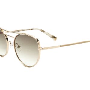 NEW AUTHENTIC KENDALL + KYLIE SUNGLASSES KKS4025 REESE / 718 LIGHT GOLD DUNE 54-19-140 METAL WOMEN