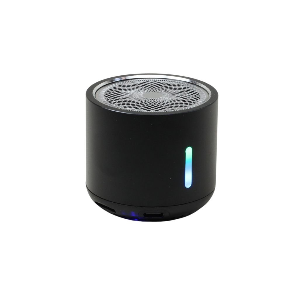 Aluminum Mini Cylinder Bluetooth Speaker - High-Volume, Heavy Bass, Portable Design K5 for Universal Cell Phone And Bluetooth Device (Black) ITEM # KI-K5BK