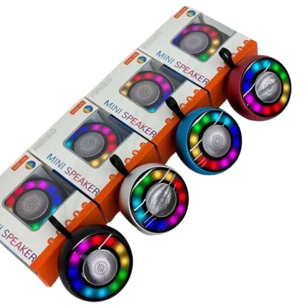 Latest TWS Bass Speaker: Compact Design with Vibrant Coloured Lights KMS200 for Universal Cell Phone And Bluetooth Device (Black) ITEM # KI -KMS200BLK - Image 3