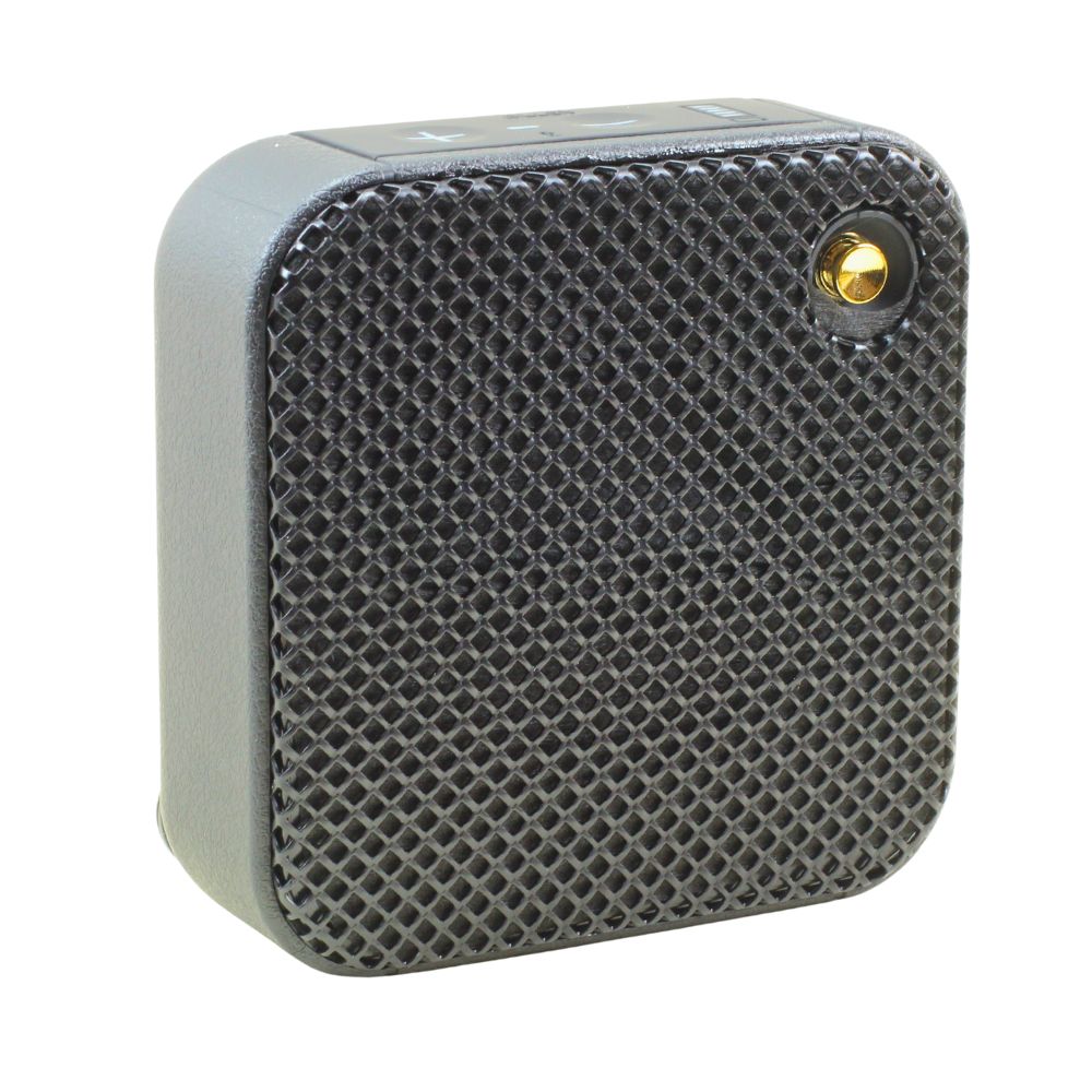 Fashion Mesh Design Bluetooth Wireless Speaker: HiFi Portable Audio, Bass-Boosted Strap Grip W1 for Universal Cell Phone And Bluetooth Device (Black) ITEM # KI- W1BLK