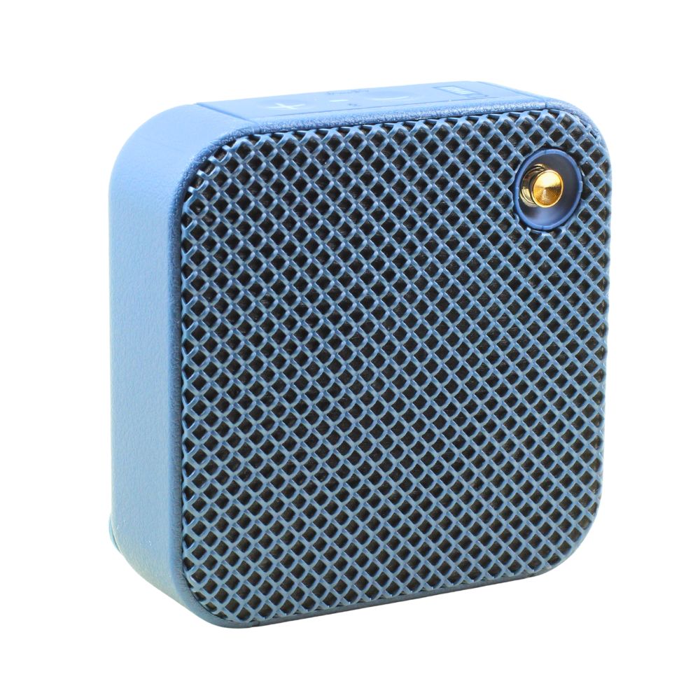 Fashion Mesh Design Bluetooth Wireless Speaker: HiFi Portable Audio, Bass-Boosted Strap Grip W1 for Universal Cell Phone And Bluetooth Device (Blue) ITEM # KI -W1BLU