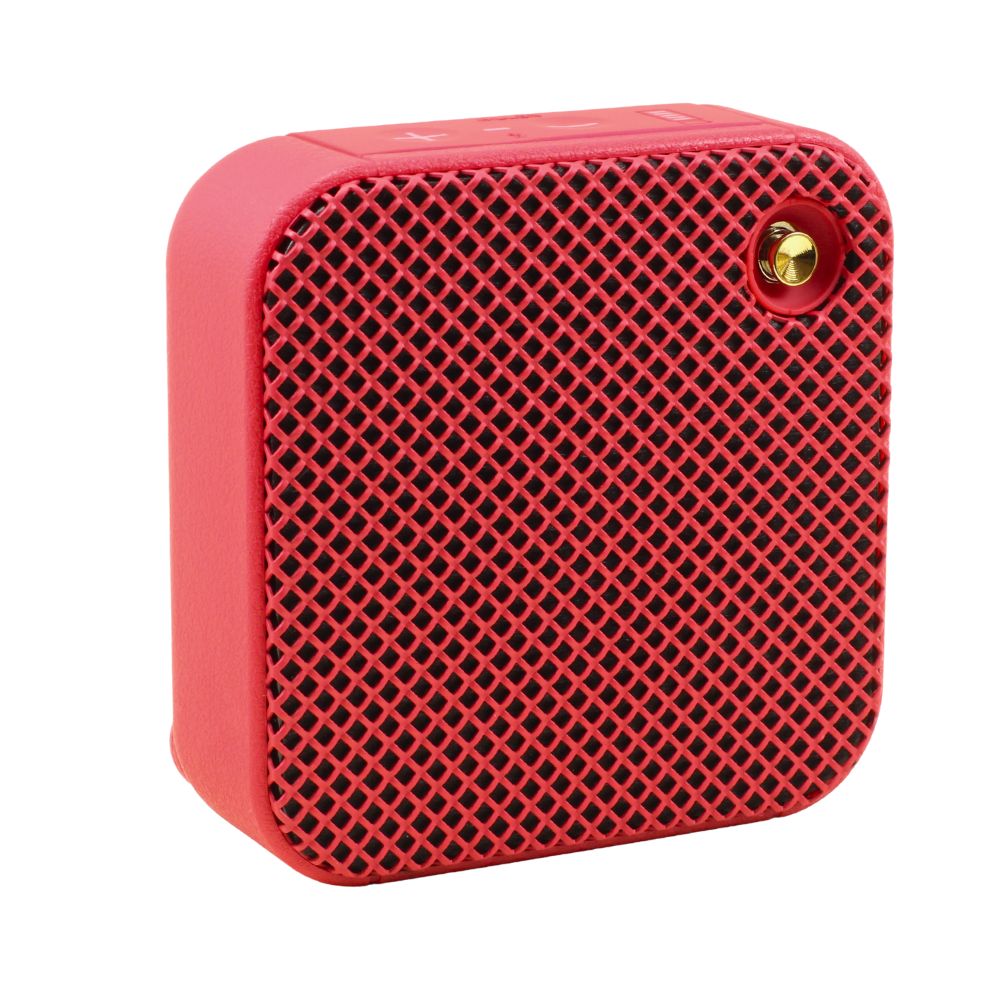 Fashion Mesh Design Bluetooth Wireless Speaker: HiFi Portable Audio, Bass-Boosted Strap Grip W1 for Universal Cell Phone And Bluetooth Device (Red) ITEM # KI - W1RED