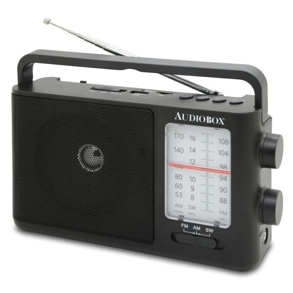 Audiobox Portable Bluetooth Radio AM/FM/SW Bands, USB, SD, AC Functions  ITEM # ZR -RX-8BT