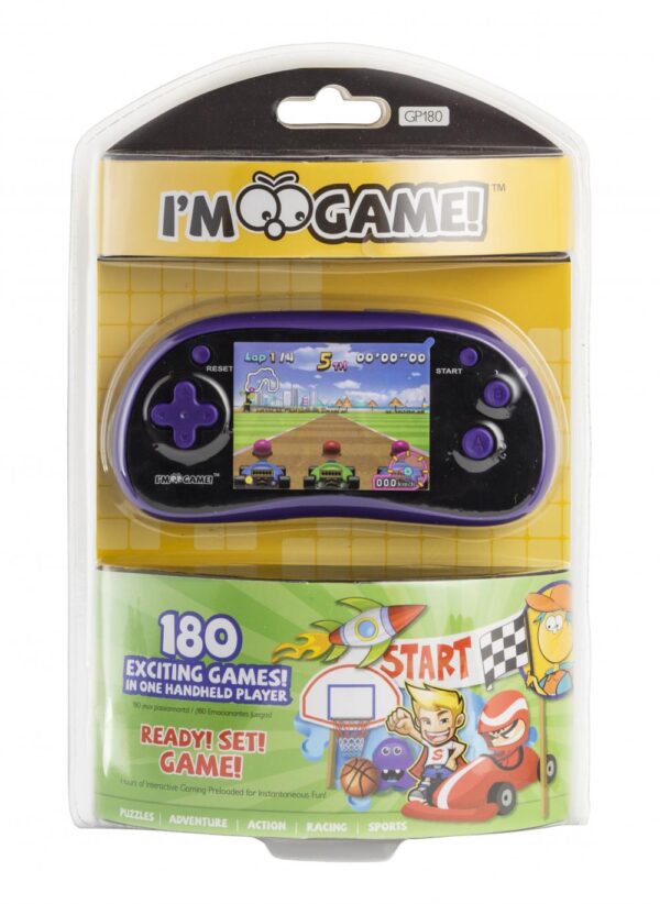 I'm Game Handheld Game with 220-Exciting Games - Purple  ITEM # ZR-GP180P - Image 7