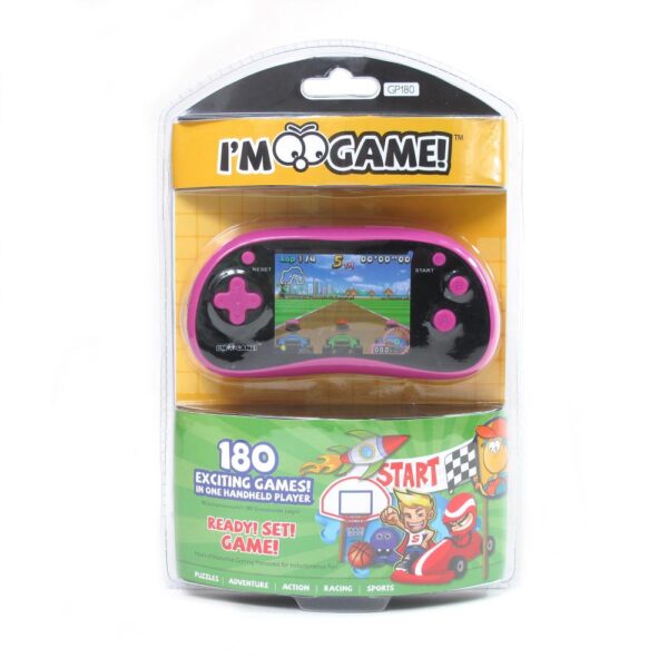 I'm Game Handheld Game with 220-Exciting Games - Pink  ITEM # ZR-GP180PK - Image 5