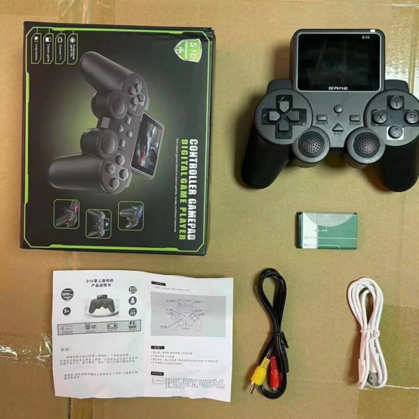 S10 Mini Video Game Console – 520 Games, Dual Controllers, AV Output               ITEM# MG- S10GAMEBLK - Image 17