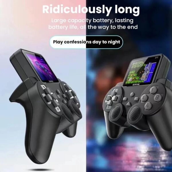 S10 Mini Video Game Console – 520 Games, Dual Controllers, AV Output               ITEM# MG- S10GAMEBLK - Image 8