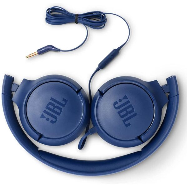 JBL TUNE 500 Wired On-Ear Headphones  ITEM # ZR- JBLT500BLUAM - Image 2