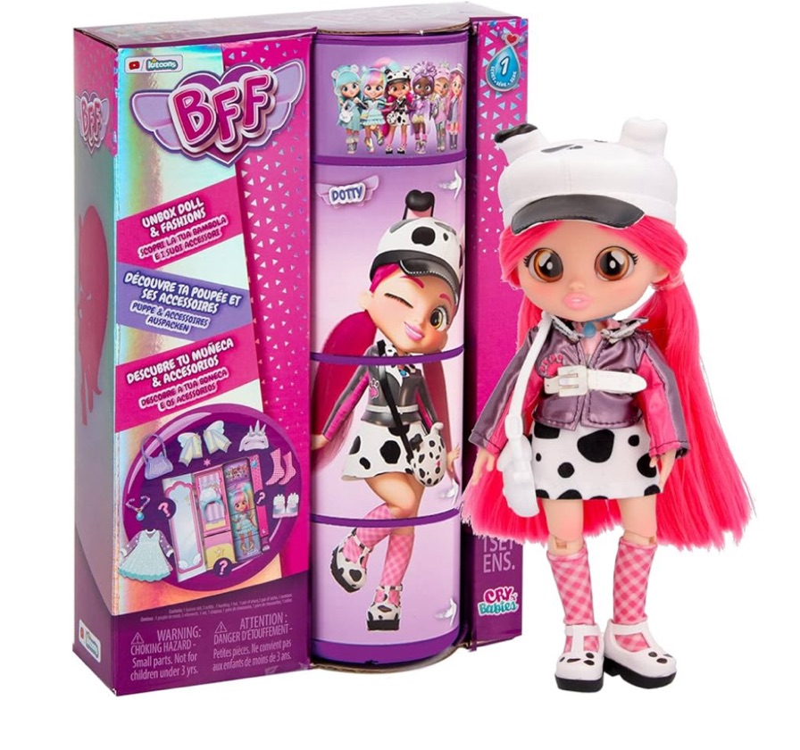 LICENSED CRY BABIES DOTTY BFF UNBOX DOLL & FASHIONS SERIES   ITEM # HH- 8421134904378