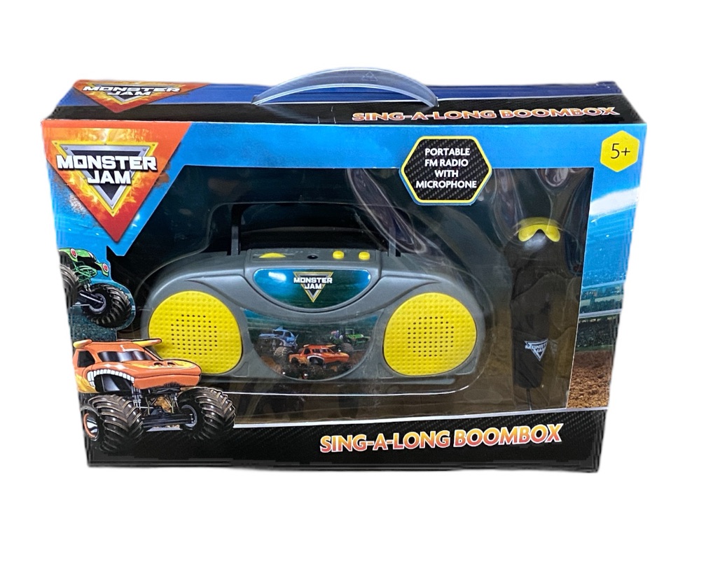 LICENSED RADIO KAROAKE w/Microphone, Monster Jam ITEM # HH- 06157