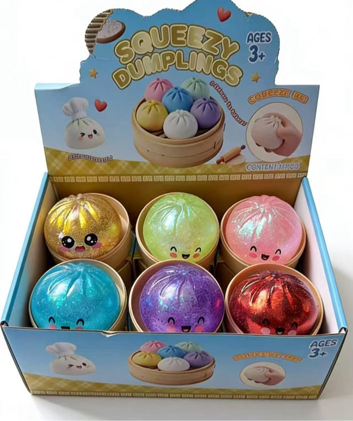 Glitter Squishy Dumpling SURPRISE ITEM # HH- SQD019