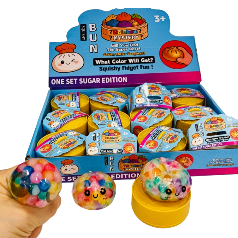 Small Dumplings with Colorful Beads Squishy Buns ITEM # HH - SQD0159