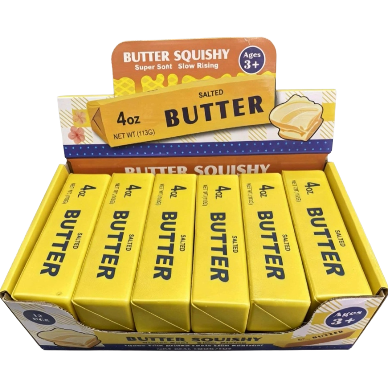 Gold Butter Squishy (4oz) ITEM # HH-SQD0-BT07