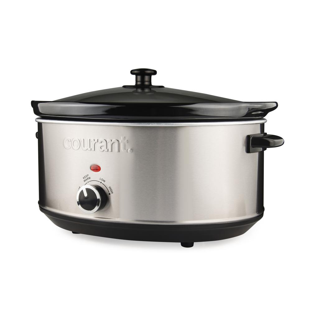 Courant 7 Quart Oval Slow Cooker - Stainless Steel ITEM # ZR - CSC-7025ST