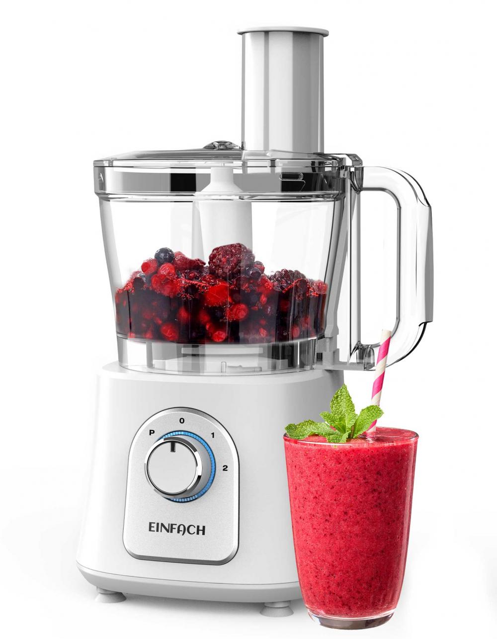 Einfach 12 Cup food Processor with Kugel Disc ITEM # ZR- EFP-1222W
