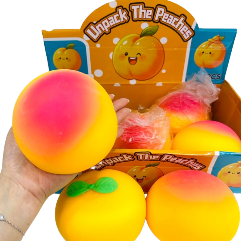 Peach Flour Jumbo Squishy ITEM # HH-SQD0162