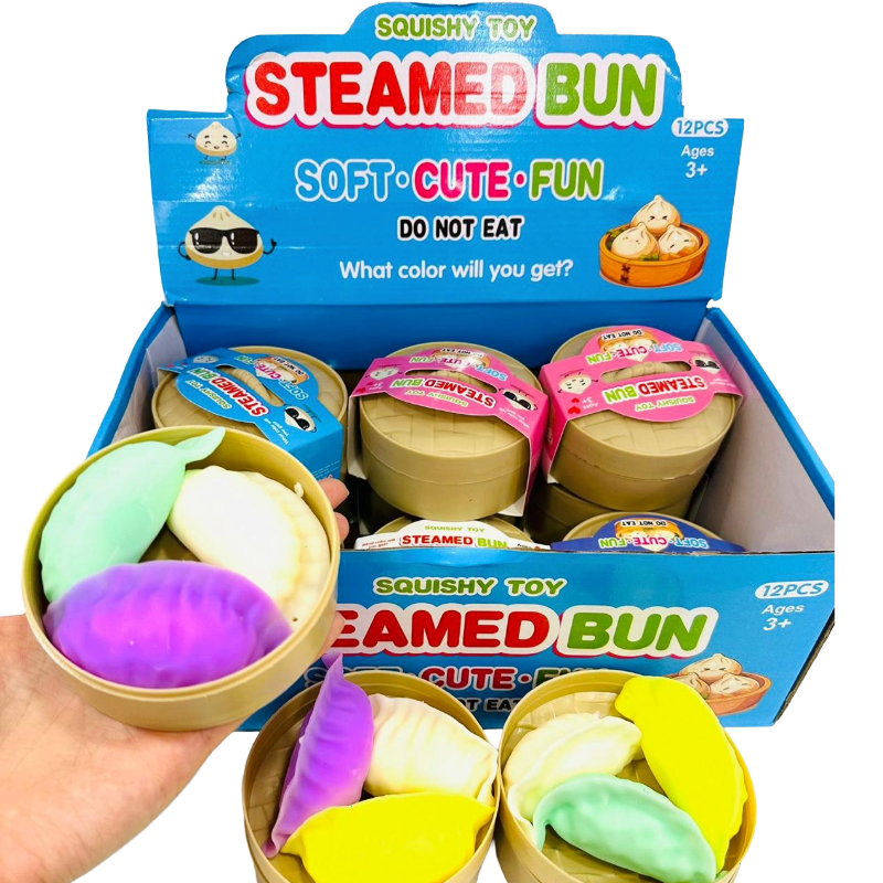 Mixed Color Flour Squishy Dumplings ITEM # HH-SQD0211