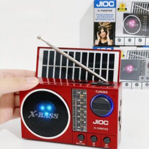 MP3 Player Portable Solar Bluetooth Speaker with AM/FM/SW Radio ITEM # KK- H760BTDS