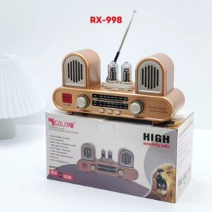 Retro Classic Portable Bluetooth Speaker with AM/FM/SW Radio TOP SELLER ITEM # KK - RX998