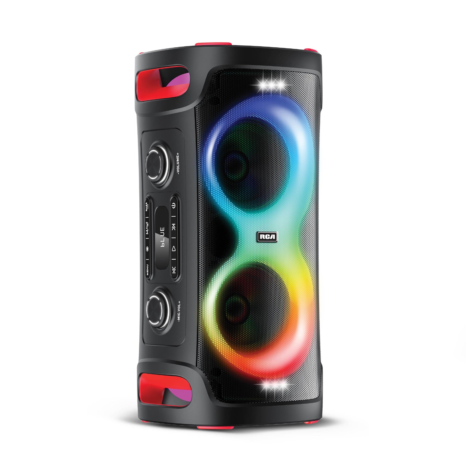 RCA BEAT-206 Double 6.5″ High-Power Bluetooth Party Speaker ITEM # TT- BEAT-206