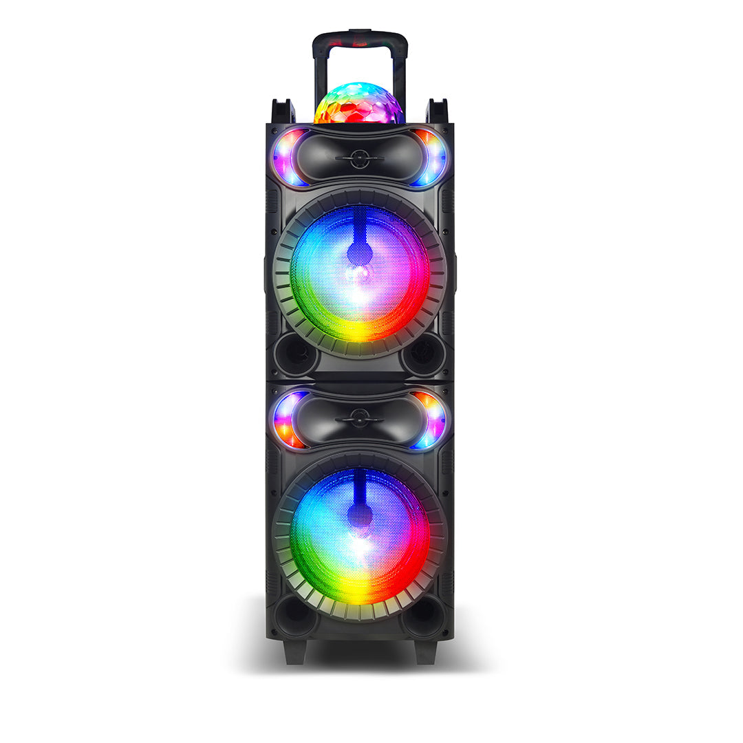 RCA STAGE-208 Double 8″ Bluetooth Speaker ITEM # TT- STAGE-208