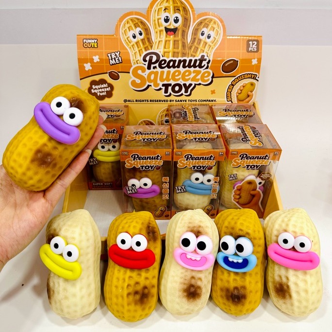 Emotion Peanut Noise Crunchy Squishy ITEM # HH-26057